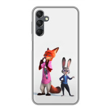 Силиконовый чехол с принтом Зоотрополіс для Samsung Galaxy A25 (A256) – Джуди и Ник
