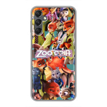 Силиконовый чехол с принтом Зоотрополіс для Samsung Galaxy A25 (A256) – Коллаж героев