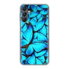 Силиконовый бампер с картинкой животных для Samsung Galaxy A25 (A256) (Крылья бабочек)