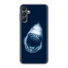 Силиконовый бампер с картинкой животных для Samsung Galaxy A25 (A256) (Пасть Акулы)