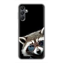 Силиконовый Чехол с Енотами на Samsung Galaxy A25 (A256) – Стильный Енот