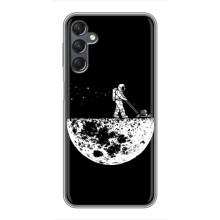 Силиконовый Чехол с принтом "Космонавты" на Samsung Galaxy A25 (A256) – Космонавт