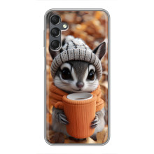 Печатный чехол «Зверята с кофе» для Samsung Galaxy A25 (A256)