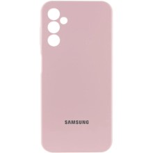 Чохол Silicone Cover Lakshmi Full Camera (AA) with logo для Samsung Galaxy A26 5G – Рожевий