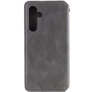 Кожаный чехол-книжка GETMAN Cubic (PU) для Samsung Galaxy A26 5G – Серый