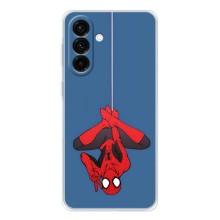 Чехол Супергерой Человека Паука на Samsung Galaxy A26 5G – На паутине