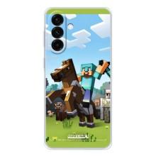 Чохли для Samsung Galaxy A26 5G (Персонажі МайнКрафт) (На коні)