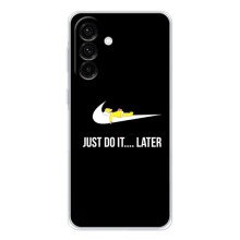 Силиконовый Чехол на Samsung Galaxy A26 5G с картинкой Nike (Later)