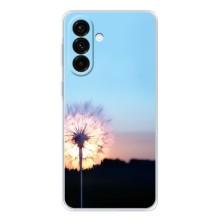 Силиконовый Чехол с одуванчиками на Samsung Galaxy A26 5G – Закат с одуванчиком