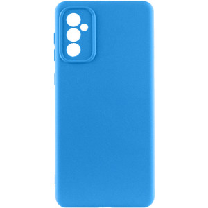 Чехол TPU GETMAN Liquid Silk Full Camera для Samsung Galaxy A27 – Синий