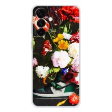 Брендновые Чехлы для Samsung Galaxy A27 - (PREMIUMPrint) (Nike цветы)