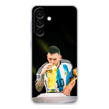 Чехлы для Samsung Galaxy A27 (Leo чемпион) (AlphaPrint) (Кубок Месси)