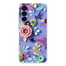 Чехлы с Цветами для Samsung Galaxy A27 (VPrint) (Цветочный дизайн)