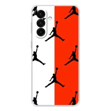Чехлы для Samsung Galaxy A27 - с картинкой JORDAN (AlphaPrint) (Лого Джордан)