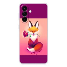 Чехлы с картинкой Лисички для Samsung Galaxy A27 (VPrint) (Лисичка с розочкой)