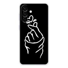 Чехлы (Знак сердечка) на Samsung Galaxy A27 – Сердце на черном
