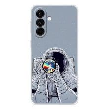 Чехол NASA для Samsung Galaxy A27 (AlphaPrint) (Космонавт фото)