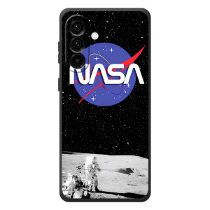 Силіконовый бампер з принтом "Наса" на Samsung Galaxy A27 – Nasa на місяці