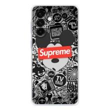 Чохол з Брендами одягу на Галаксі А27 – Supreme Маус