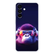 Чехол с Обезьянами Samsung Galaxy A27 - (AlphaPrint) (Стильная обезьяна)