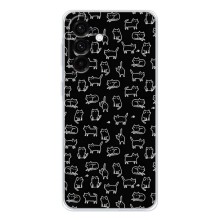 Чехол с принтом для Samsung Galaxy A27 (AlphaPrint) Модные коты (Меленькие котики)