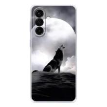 Чехол с Волком на Samsung Galaxy A27 – Волк и луна