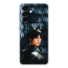 Чехлы Венсдей на Samsung Galaxy A27 Уэнсдей (AlphaPrint) (Уэнздей кошка)