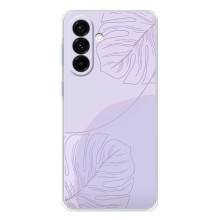 Чехол цветочный дизайн для Samsung Galaxy A27 – Монстера фиолетовая