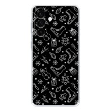 Новогодние, Праздничные Чехлы для Samsung Galaxy A27 - 2024 год (Новогодний фон)