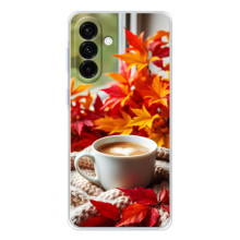 Чехол с уникальным дизайном «Осень с кофе» для Samsung Galaxy A27