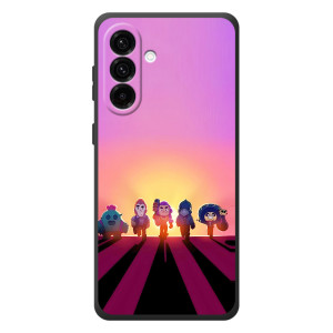 Силіконовый Чохол на Samsung Galaxy A27 з картинкою Brawl Stars – Персонажі на заході сонця