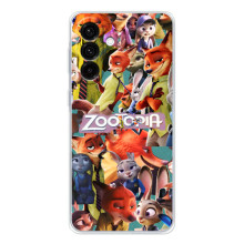 Силиконовый чехол с принтом Зоотрополіс для Samsung Galaxy A27 – Коллаж героев