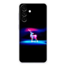 Силиконовый бампер с картинкой животных для Samsung Galaxy A27 (Яркий олень)