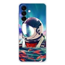 Силиконовый Чехол с принтом "Космонавты" на Samsung Galaxy A27 – Космонавт в воде