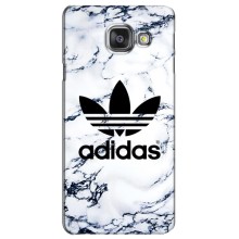 Чехлы Адидас для Samsung Galaxy A3 2016 / A3100 / A310F (AlphaPrint) (Адидас на мраморе)