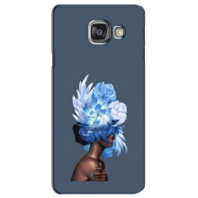 Чехлы (ART) Цветы на Samsung Galaxy A3 2016 / A3100 / A310F (VPrint) (Цветы на голове)