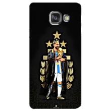 Чехлы для Samsung Galaxy A3 2016 / A3100 / A310F (Leo чемпион) (AlphaPrint) (Месси Король)