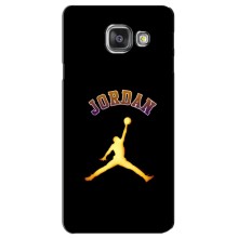 Чехлы для Samsung Galaxy A3 2016 / A3100 / A310F - с картинкой JORDAN (AlphaPrint) (Jordan Gold)