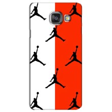 Чехлы для Samsung Galaxy A3 2016 / A3100 / A310F - с картинкой JORDAN (AlphaPrint) (Лого Джордан)