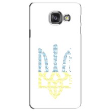 Чехлы для Samsung Galaxy A3 2016 / A3100 / A310F  Укр. Символика (AlphaPrint) (Герб из букв)