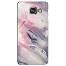 Мраморный чехол на Samsung Galaxy A3 2016 / A3100 / A310F (VPrint) (Пурпурный Мрамор)