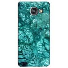Мраморный чехол на Samsung Galaxy A3 2016 / A3100 / A310F (VPrint) (Зеленый мрамор)