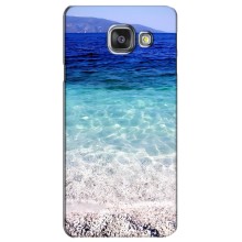 Силиконовый чехол с КАРТИНКАМИ лето для Samsung Galaxy A3 2016 / A3100 / A310F (AlphaPrint) (Море)
