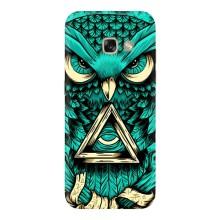 Чохли з принтом СОВИ для Samsung Galaxy A3 2017 / A320 / A320F – Зелена сова