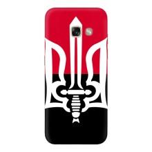 Чехлы УПА (Красно-Чёрный) на Samsung Galaxy A3 2017 / A320 / A320F – Герб Украины