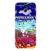 Чехол майнкрафт для Samsung Galaxy A3 2017 / A320 / A320F (MINECRAFT)