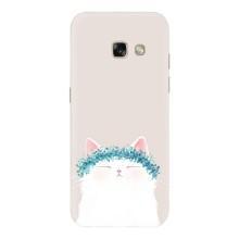 Чехол на тематику: Коты для Samsung Galaxy A3 2017 / A320 / A320F – Белый котик
