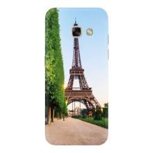 Чохол Ейфелева Вежа Samsung Galaxy A3 2017 / A320 / A320F - (AlphaPrint) (Дорога до Парижу)
