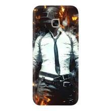 Силиконовый чехол с картинкой "Герой Pubg" на Samsung Galaxy A3 2017 / A320 / A320F – Man Пубг