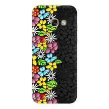 Чехол с Цветами для Samsung Galaxy A3 2017 / A320 / A320F (Яркие цветы)